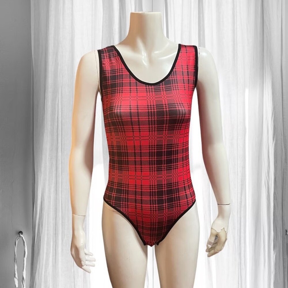 Body Suit Red and Black